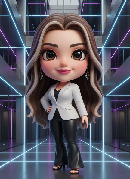 Personagem chibi 3D